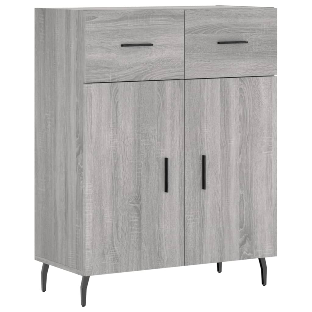Ντουλάπι Γκρι Sonoma 69,5 x 34 x 180 εκ. Επεξεργασμένο Ξύλο