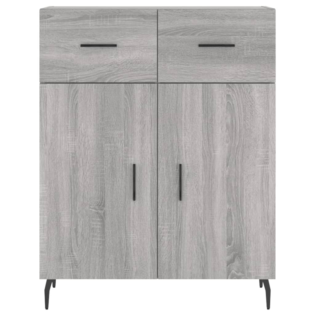 Ντουλάπι Γκρι Sonoma 69,5 x 34 x 180 εκ. Επεξεργασμένο Ξύλο