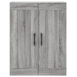 Ντουλάπι Γκρι Sonoma 69,5 x 34 x 180 εκ. Επεξεργασμένο Ξύλο