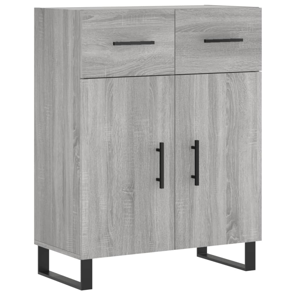 Ντουλάπι Γκρι Sonoma 69,5 x 34 x 180 εκ. Επεξεργασμένο Ξύλο