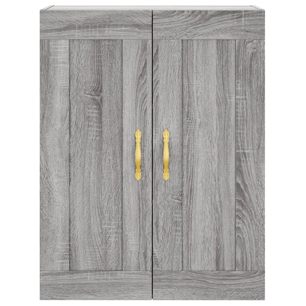 Ντουλάπι Γκρι Sonoma 69,5 x 34 x 180 εκ. Επεξεργασμένο Ξύλο - Pakobazaar