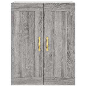 Ντουλάπι Γκρι Sonoma 69,5 x 34 x 180 εκ. Επεξεργασμένο Ξύλο - Pakobazaar