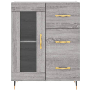 Ντουλάπι Γκρι Sonoma 69,5 x 34 x 180 εκ. Επεξεργασμένο Ξύλο - Pakobazaar