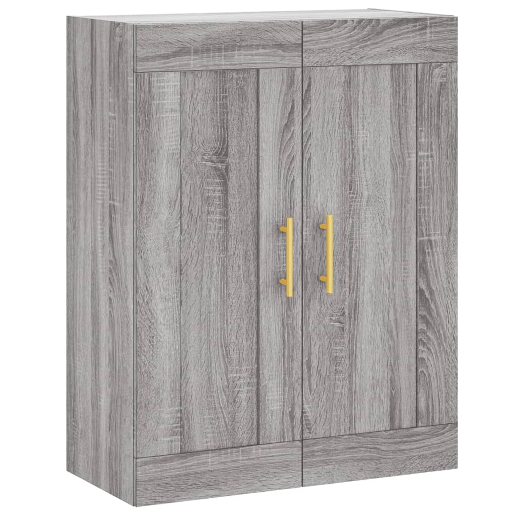 Ντουλάπι Γκρι Sonoma 69,5 x 34 x 180 εκ. Επεξεργασμένο Ξύλο