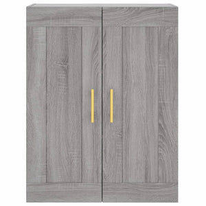 Ντουλάπι Γκρι Sonoma 69,5 x 34 x 180 εκ. Επεξεργασμένο Ξύλο