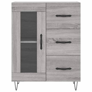 Ντουλάπι Γκρι Sonoma 69,5 x 34 x 180 εκ. Επεξεργασμένο Ξύλο