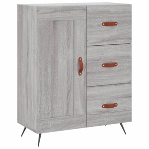 Ντουλάπι Γκρι Sonoma 69,5 x 34 x 180 εκ. Επεξεργασμένο Ξύλο