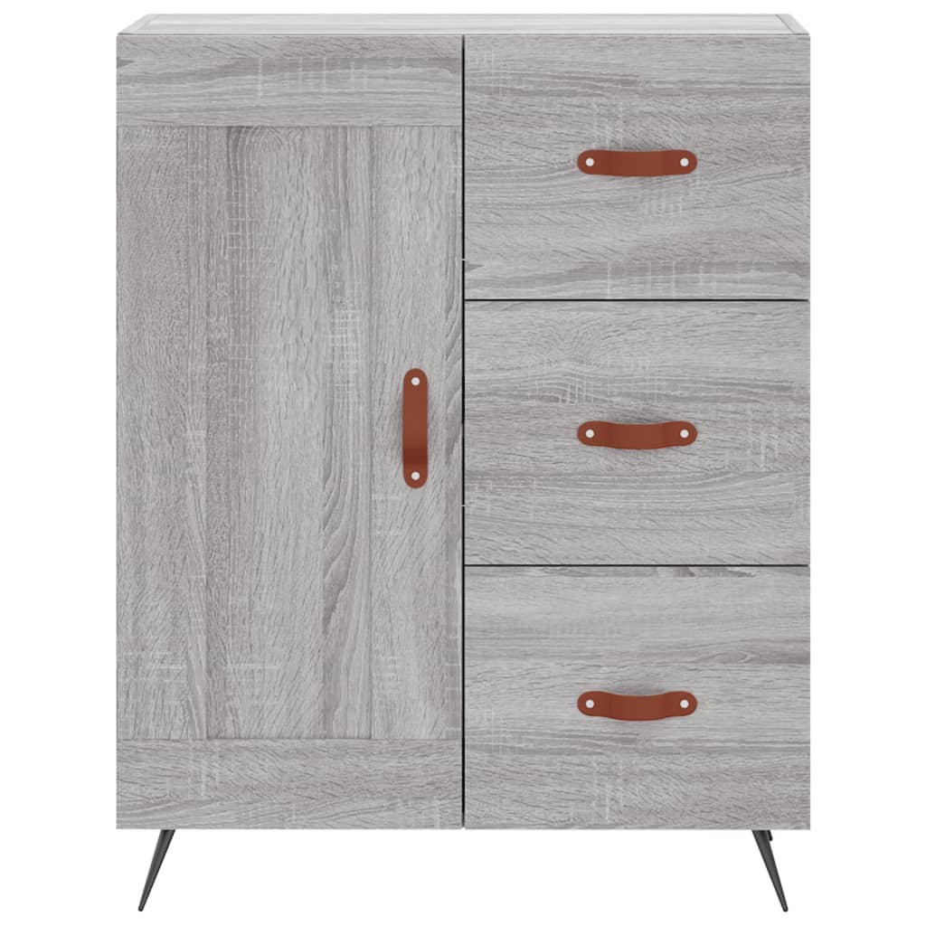 Ντουλάπι Γκρι Sonoma 69,5 x 34 x 180 εκ. Επεξεργασμένο Ξύλο
