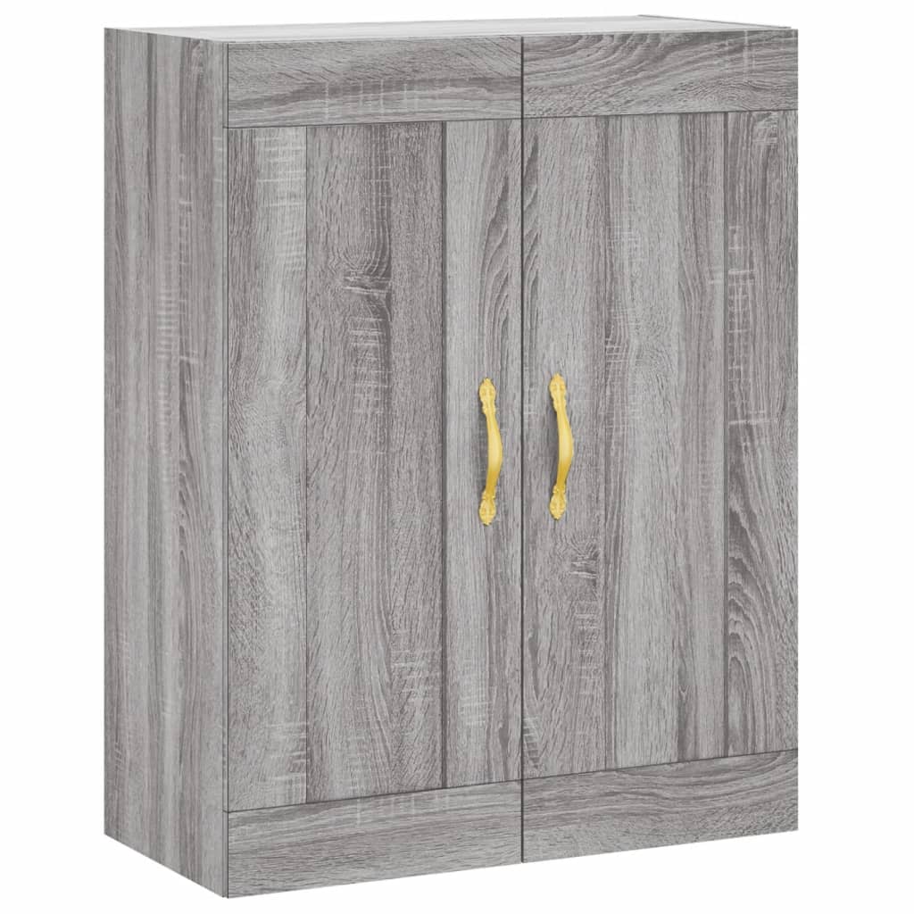 Ντουλάπι Γκρι Sonoma 69,5 x 34 x 180 εκ. Επεξεργασμένο Ξύλο