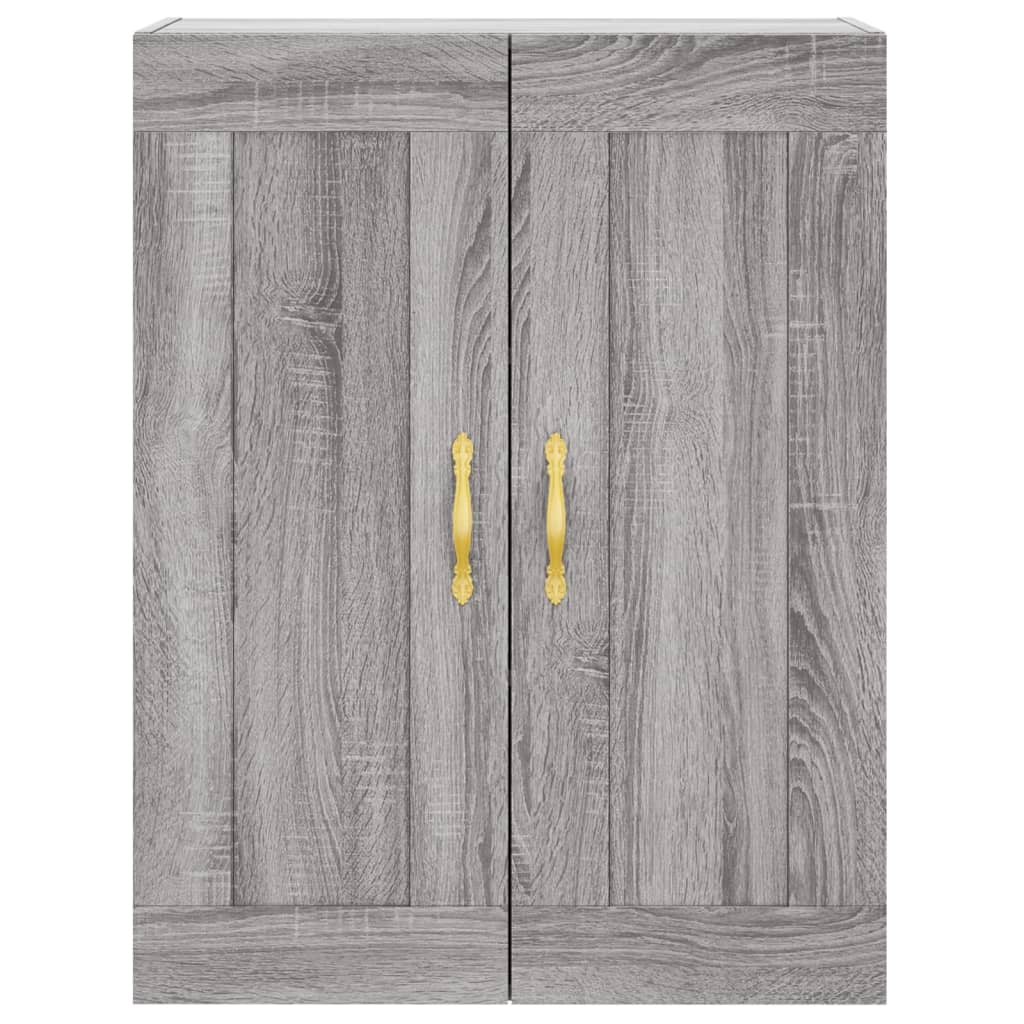 Ντουλάπι Γκρι Sonoma 69,5 x 34 x 180 εκ. Επεξεργασμένο Ξύλο