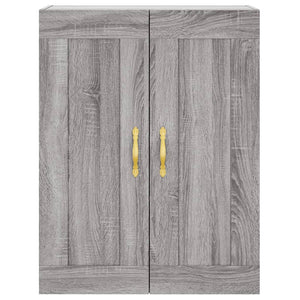 Ντουλάπι Γκρι Sonoma 69,5 x 34 x 180 εκ. Επεξεργασμένο Ξύλο