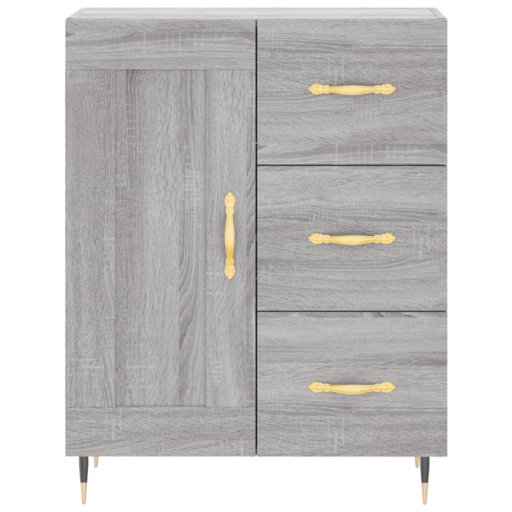 Ντουλάπι Γκρι Sonoma 69,5 x 34 x 180 εκ. Επεξεργασμένο Ξύλο