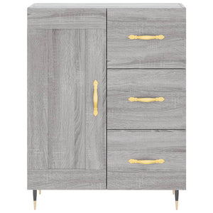 Ντουλάπι Γκρι Sonoma 69,5 x 34 x 180 εκ. Επεξεργασμένο Ξύλο