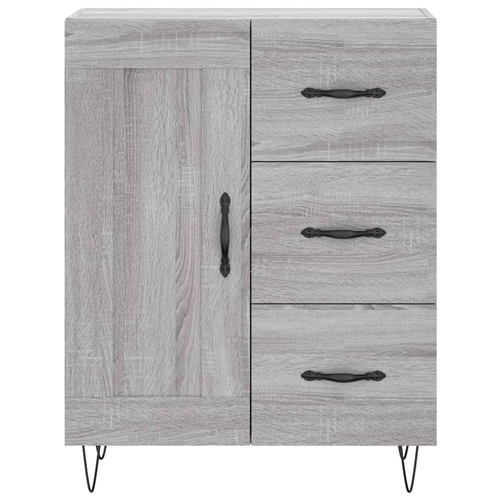 Ντουλάπι Γκρι Sonoma 69,5 x 34 x 180 εκ. Επεξεργασμένο Ξύλο