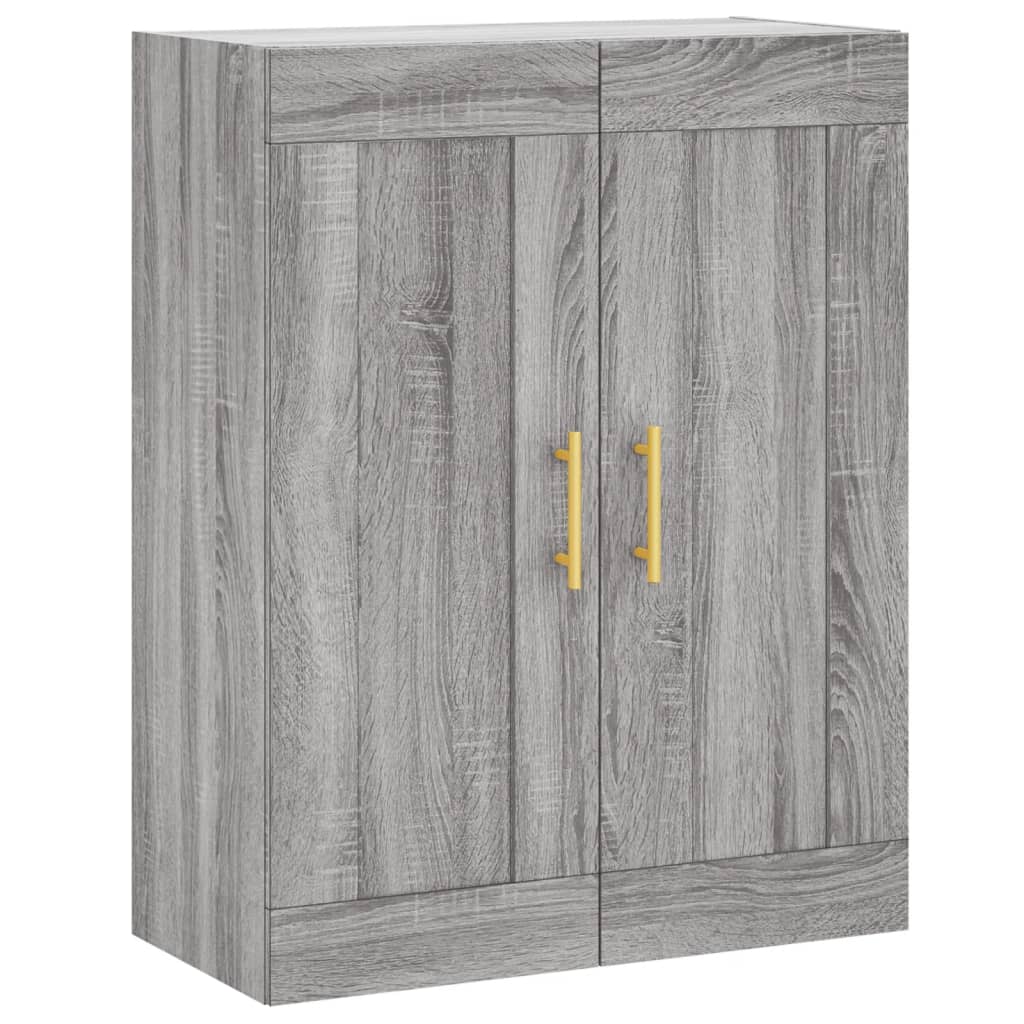 Ντουλάπι Γκρι Sonoma 69,5 x 34 x 180 εκ. Επεξεργασμένο Ξύλο