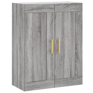 Ντουλάπι Γκρι Sonoma 69,5 x 34 x 180 εκ. Επεξεργασμένο Ξύλο