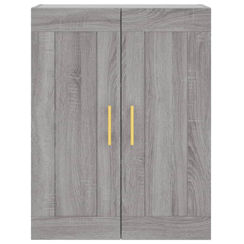 Ντουλάπι Γκρι Sonoma 69,5 x 34 x 180 εκ. Επεξεργασμένο Ξύλο