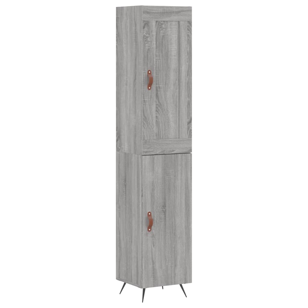 Μπουφές Sonoma Γκρι 34,5 x 34 x 180 εκ. από Επεξεργασμένο Ξύλο