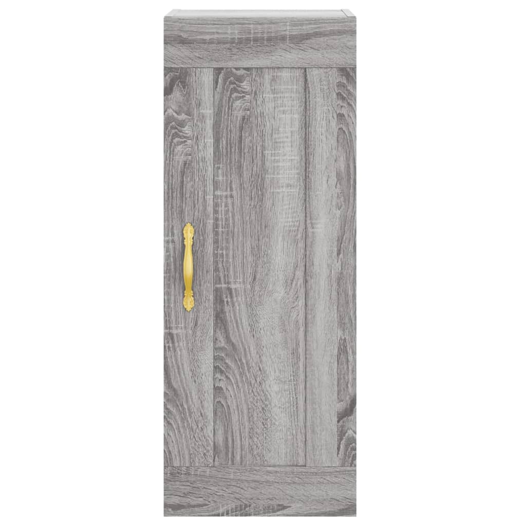 Μπουφές Sonoma Γκρι 34,5 x 34 x 180 εκ. από Επεξεργασμένο Ξύλο