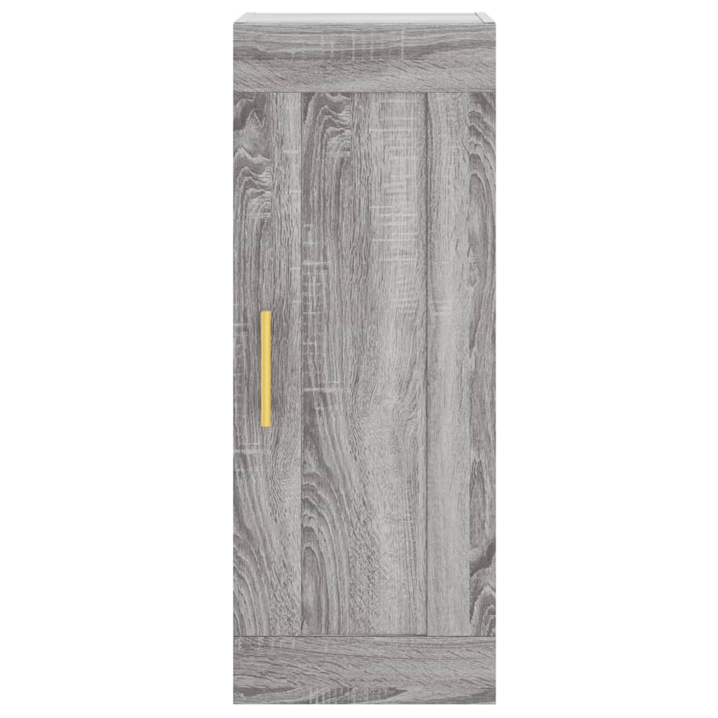 Μπουφές Sonoma Γκρι 34,5 x 34 x 180 εκ. από Επεξεργασμένο Ξύλο