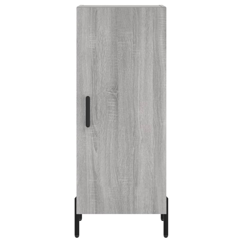Μπουφές Sonoma Γκρι 34,5 x 34 x 180 εκ. από Επεξεργασμένο Ξύλο - Pakobazaar