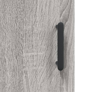 Μπουφές Sonoma Γκρι 34,5 x 34 x 180 εκ. από Επεξεργασμένο Ξύλο - Pakobazaar