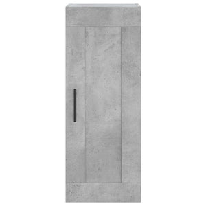 Ντουλάπι Γκρι Σκυροδέματος 34,5x34x180 εκ. Επεξεργασμένο Ξύλο - Pakobazaar