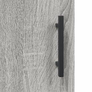 Μπουφές Sonoma Γκρι 34,5 x 34 x 180 εκ. από Επεξεργασμένο Ξύλο