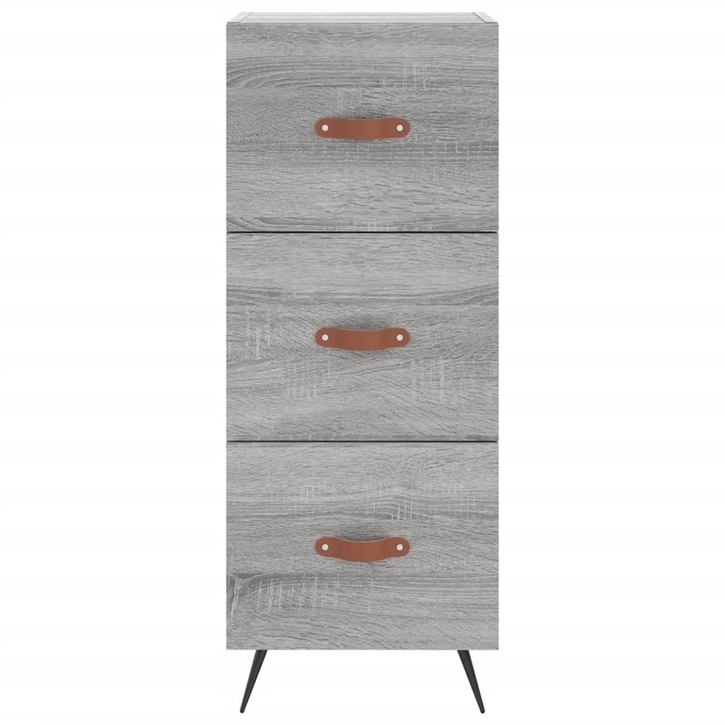 Μπουφές Sonoma Γκρι 34,5 x 34 x 180 εκ. από Επεξεργασμένο Ξύλο