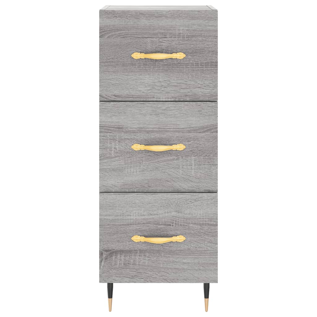 Μπουφές Sonoma Γκρι 34,5 x 34 x 180 εκ. από Επεξεργασμένο Ξύλο - Pakobazaar