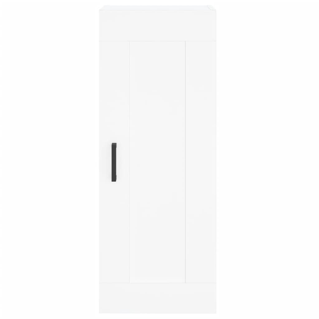 Ντουλάπι Λευκό 34,5 x 34 x 180 εκ. από Επεξεργασμένο Ξύλο