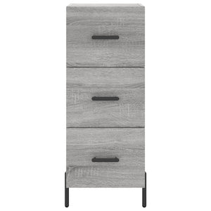 Μπουφές Sonoma Γκρι 34,5 x 34 x 180 εκ. από Επεξεργασμένο Ξύλο - Pakobazaar