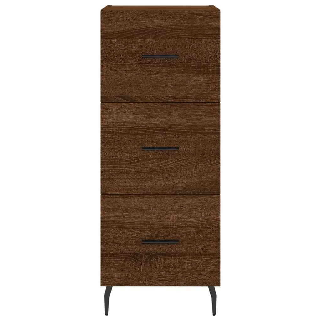 Ντουλάπι Καφέ Δρυς 34,5 x 34 x 180 εκ. από Επεξεργασμένο Ξύλο