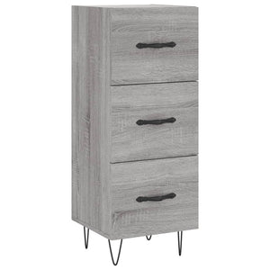 Μπουφές Sonoma Γκρι 34,5 x 34 x 180 εκ. από Επεξεργασμένο Ξύλο