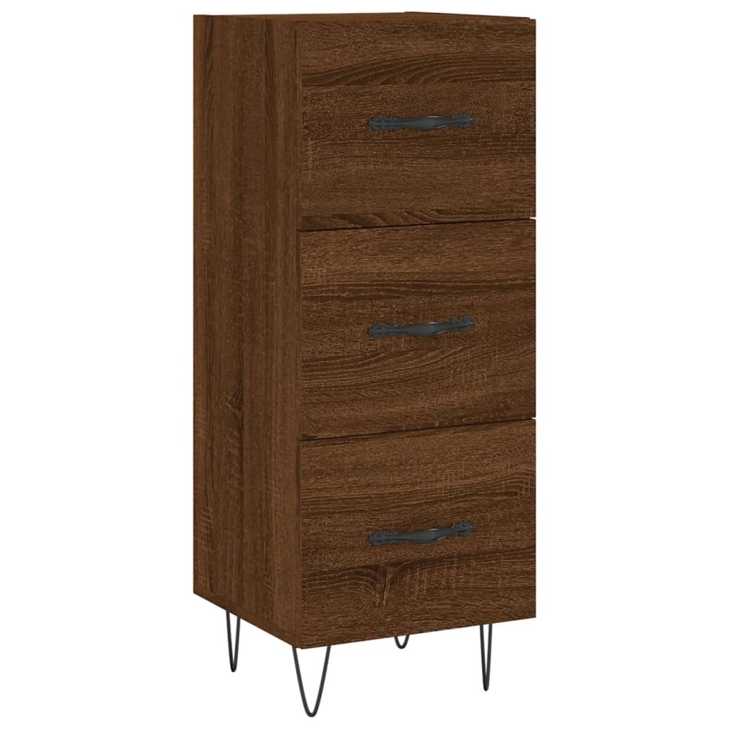 Ντουλάπι Καφέ Δρυς 34,5 x 34 x 180 εκ. από Επεξεργασμένο Ξύλο