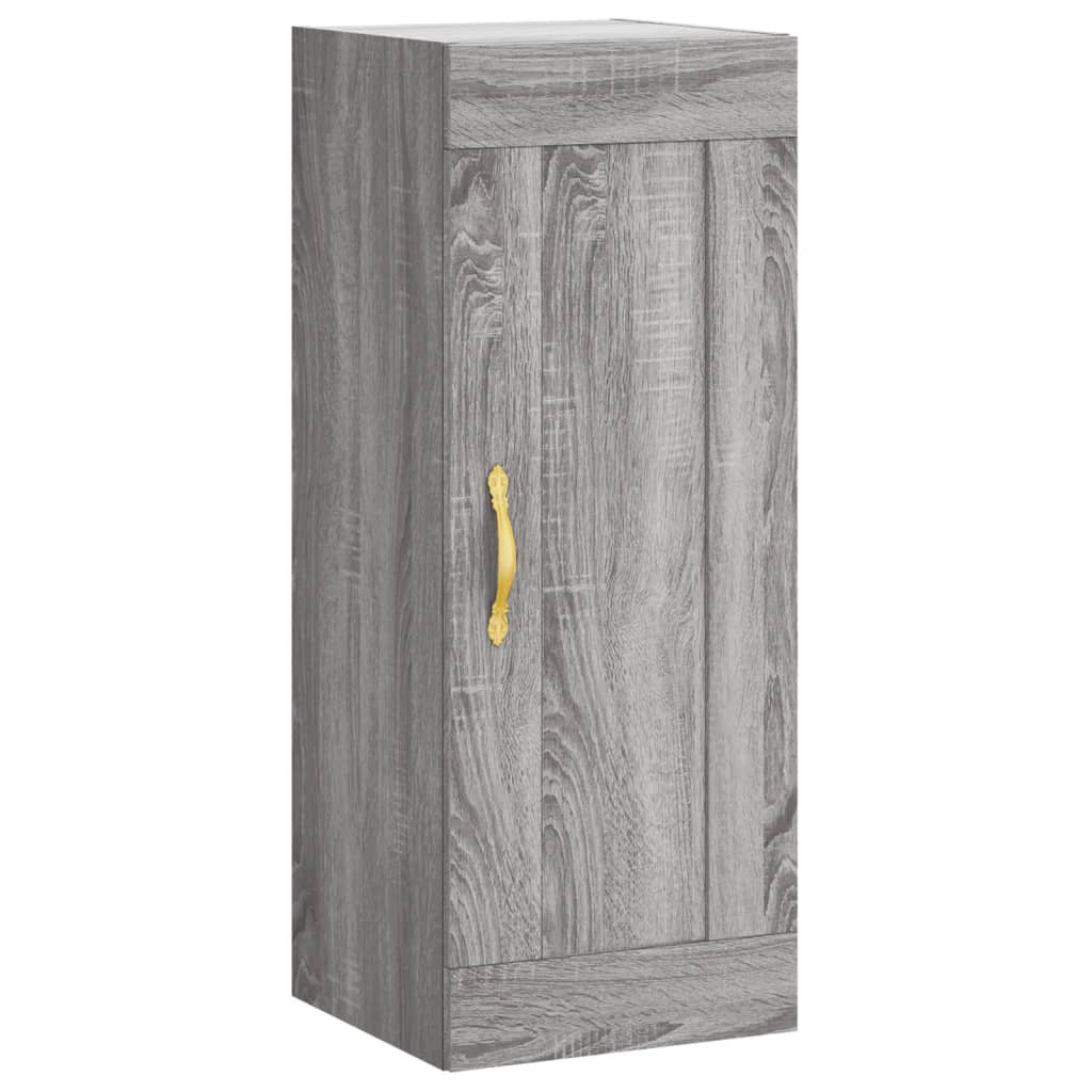 Μπουφές Sonoma Γκρι 34,5 x 34 x 180 εκ. από Επεξεργασμένο Ξύλο - Pakobazaar