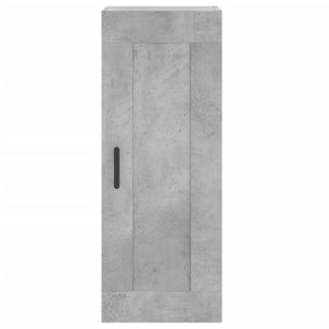 Ντουλάπι Γκρι Σκυροδέματος 34,5x34x180 εκ. Επεξεργασμένο Ξύλο