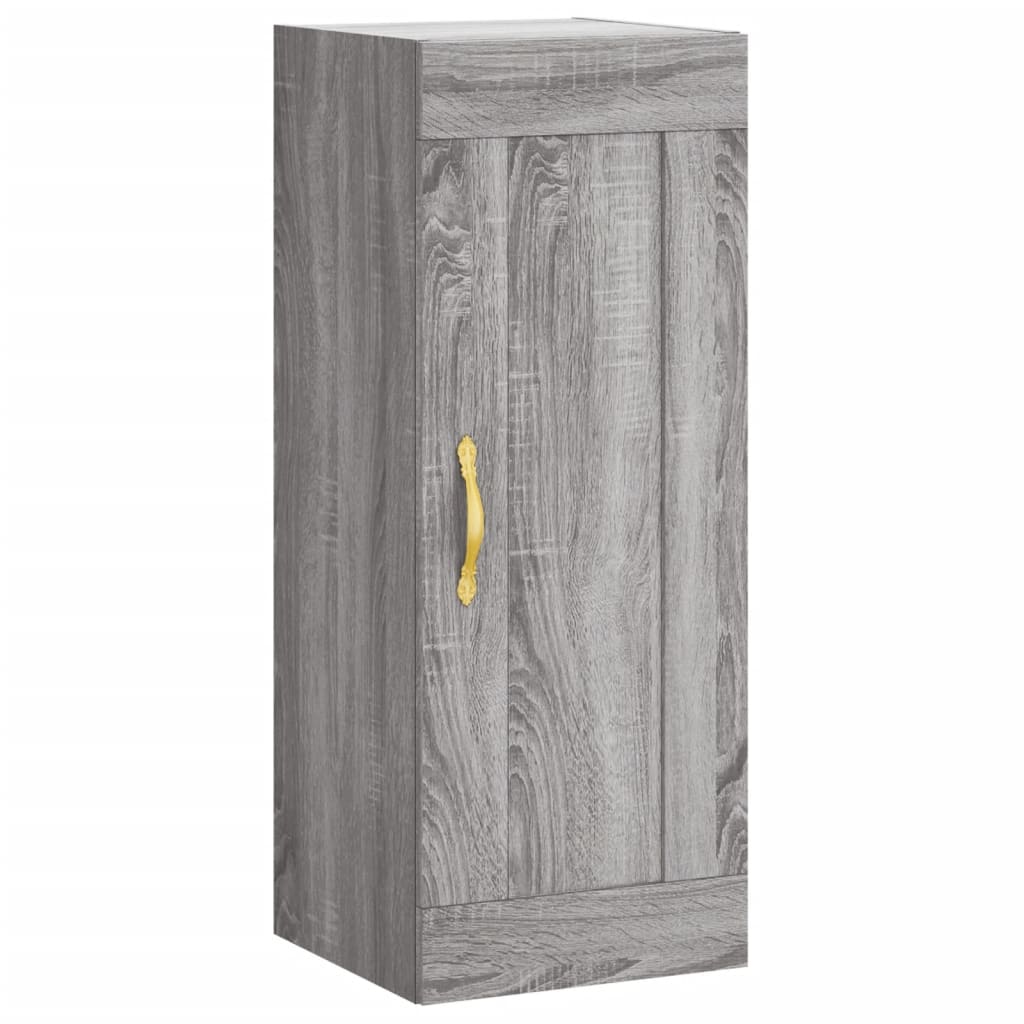 Μπουφές Sonoma Γκρι 34,5 x 34 x 180 εκ. από Επεξεργασμένο Ξύλο - Pakobazaar