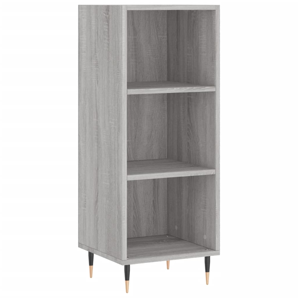 Μπουφές Sonoma Γκρι 34,5 x 34 x 180 εκ. από Επεξεργασμένο Ξύλο - Pakobazaar