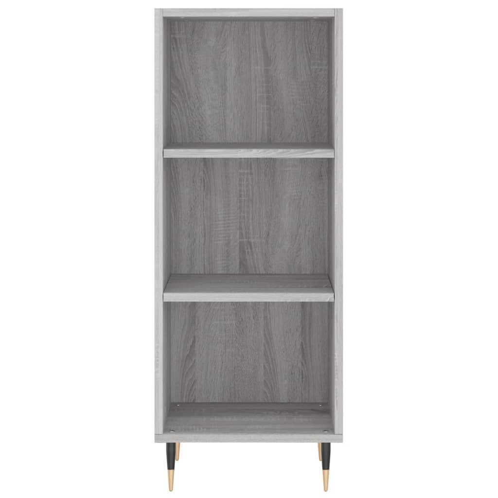 Μπουφές Sonoma Γκρι 34,5 x 34 x 180 εκ. από Επεξεργασμένο Ξύλο - Pakobazaar
