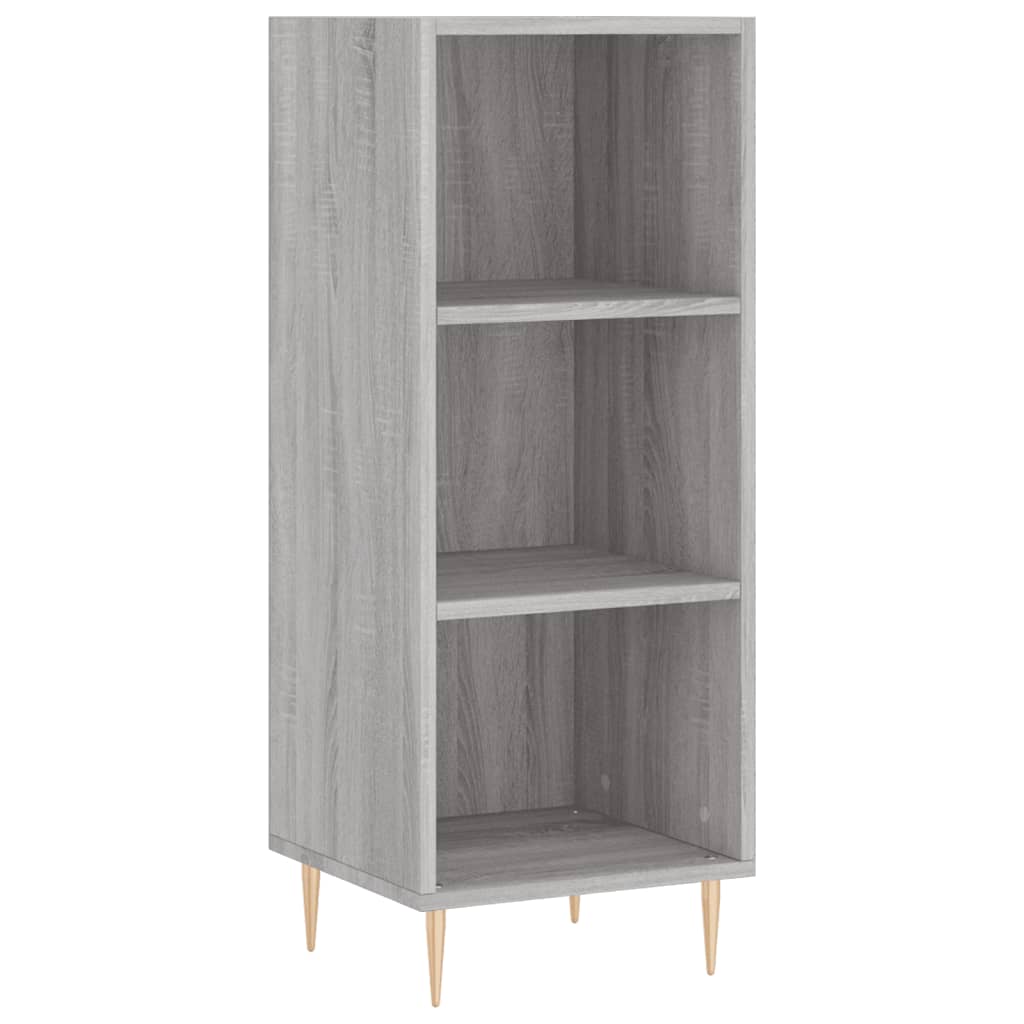 Μπουφές Sonoma Γκρι 34,5 x 34 x 180 εκ. από Επεξεργασμένο Ξύλο - Pakobazaar