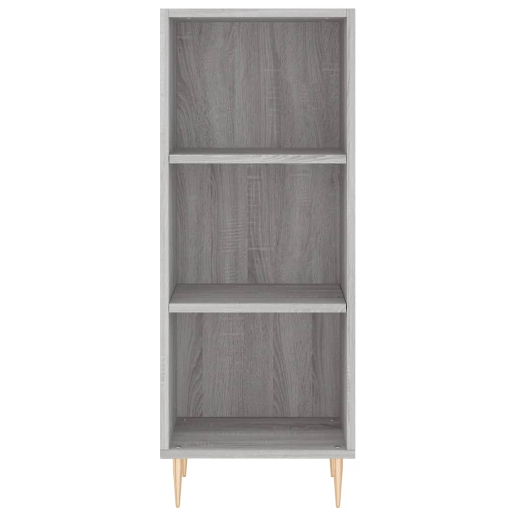 Μπουφές Sonoma Γκρι 34,5 x 34 x 180 εκ. από Επεξεργασμένο Ξύλο - Pakobazaar