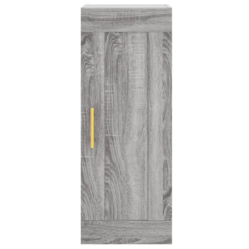 Μπουφές Sonoma Γκρι 34,5 x 34 x 180 εκ. από Επεξεργασμένο Ξύλο - Pakobazaar