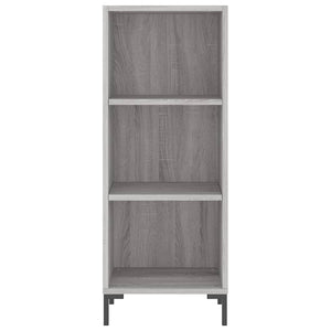Μπουφές Sonoma Γκρι 34,5 x 34 x 180 εκ. από Επεξεργασμένο Ξύλο - Pakobazaar