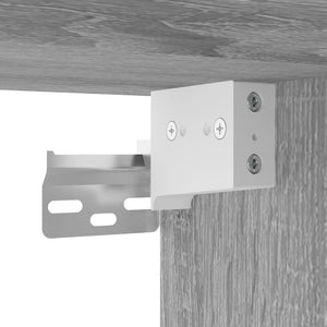 Μπουφές Sonoma Γκρι 34,5 x 34 x 180 εκ. από Επεξεργασμένο Ξύλο - Pakobazaar