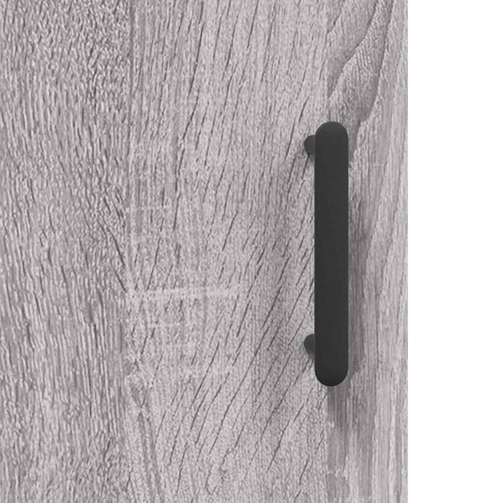 Μπουφές Sonoma Γκρι 34,5 x 34 x 180 εκ. από Επεξεργασμένο Ξύλο - Pakobazaar