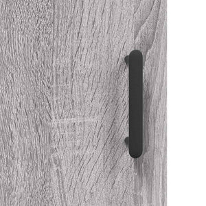 Μπουφές Sonoma Γκρι 34,5 x 34 x 180 εκ. από Επεξεργασμένο Ξύλο - Pakobazaar