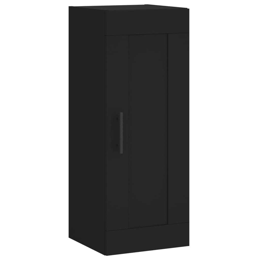 Ντουλάπι Μαύρο 34,5 x 34 x 180 εκ. από Επεξεργασμένο Ξύλο - Pakobazaar