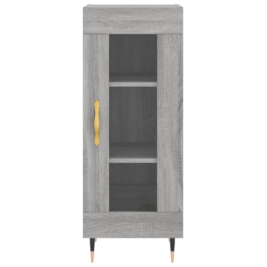 Μπουφές Sonoma Γκρι 34,5 x 34 x 180 εκ. από Επεξεργασμένο Ξύλο