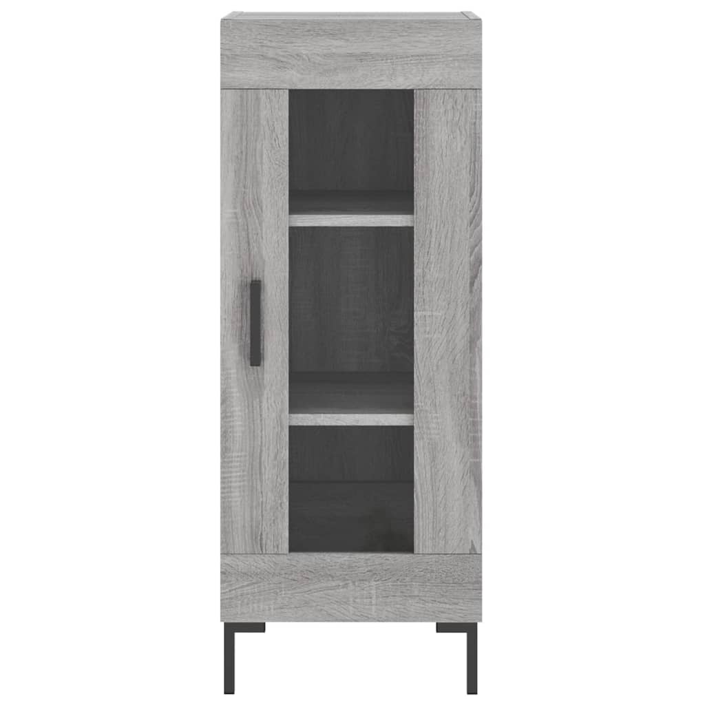 Μπουφές Sonoma Γκρι 34,5 x 34 x 180 εκ. από Επεξεργασμένο Ξύλο - Pakobazaar